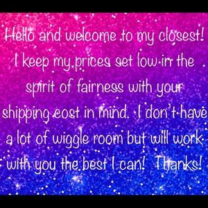 Welcome to my closest!  Thanks for stopping by 💋